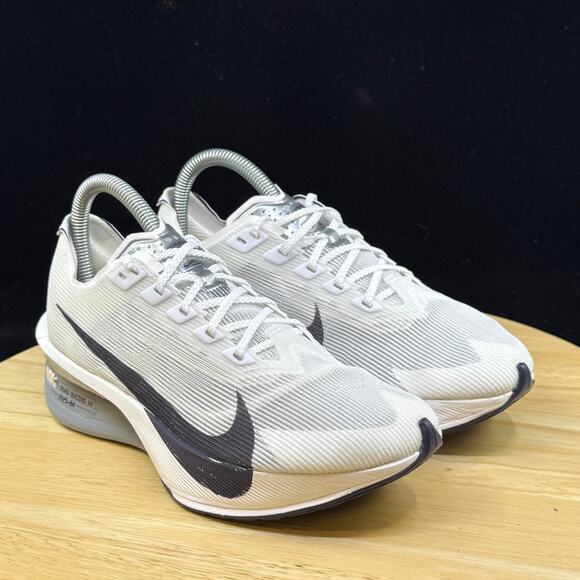 Nike Zoomx Vaporfly Next% 4 White-Gridiron-Obsidian Womens Sz 6.5 [HF6412-100] - Picture 5 of 10
